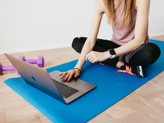 Online-Yoga – Impression 2 (Canvas)